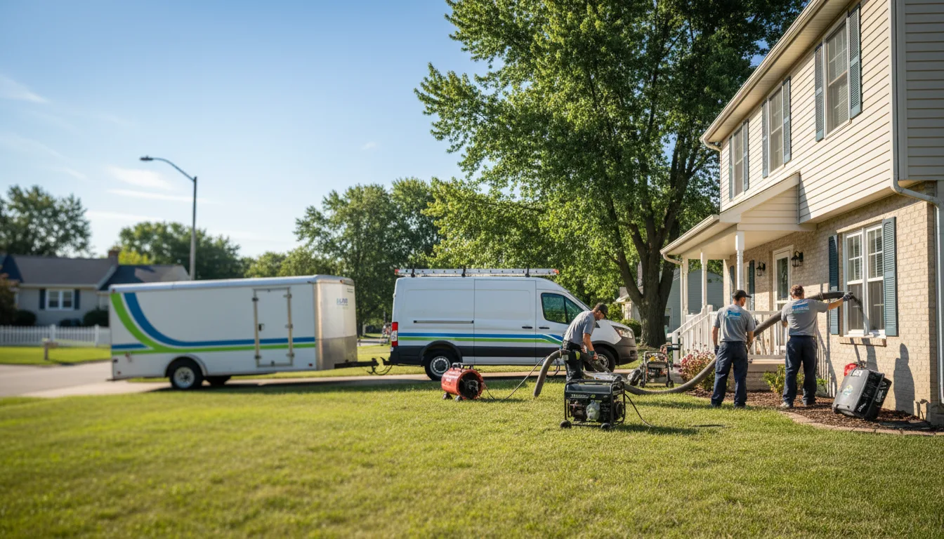 Flooded Basement Restoration And Cleanup With Repair in Fremont, IA near me